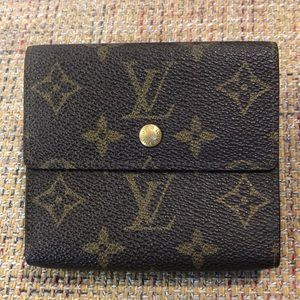 LOUIS VUITTON Monogramed Vintage Wallet Authentic SP0923